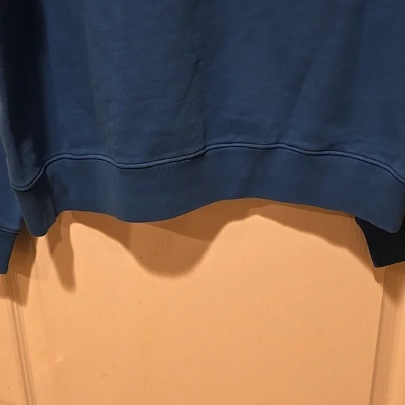 Moschino Blue Sweatshirt with Textured Front - Picture 6 of 11